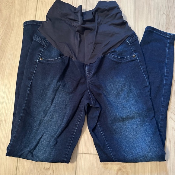 Blue Maternity Jeans - Picture 1 of 3